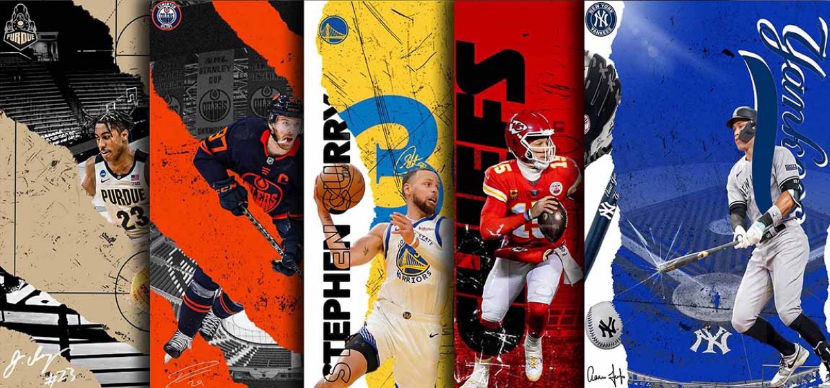Ripped Roster design collection