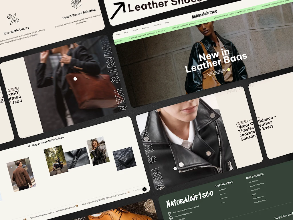 NaturalGiftsCo WordPress website preview