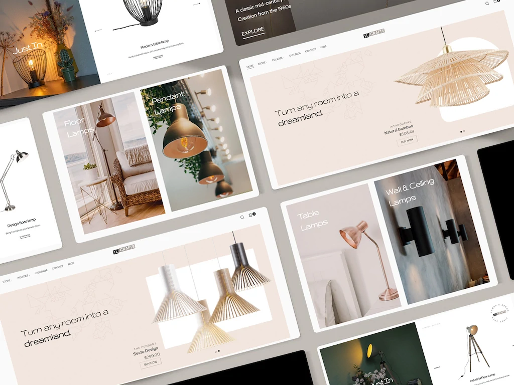 TimeLessCrafts WordPress website preview